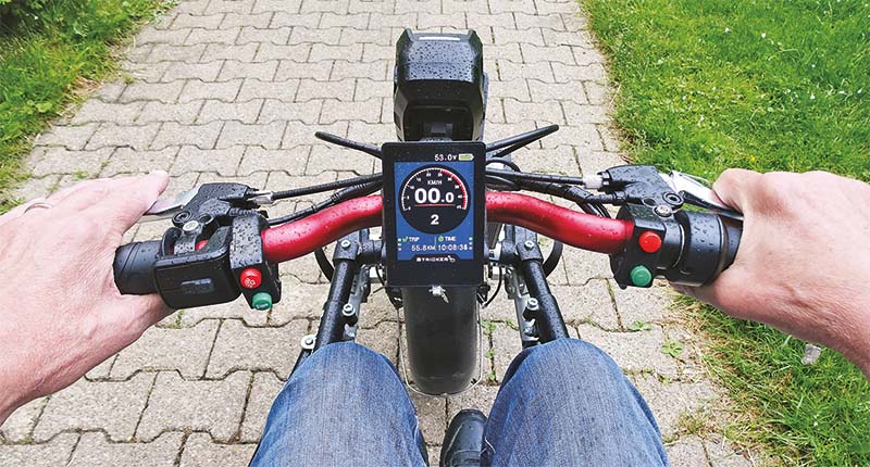 Cockpit View Crossbike